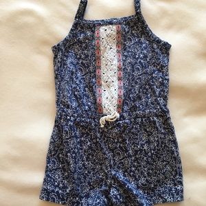 Navy romper NWOT